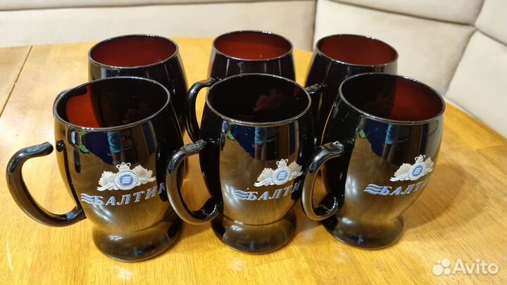 Кружки пивные Балтика 6 шт