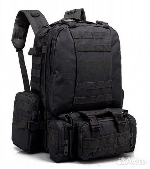 Рюкзак тактический 55л туристический военный 4 в 1