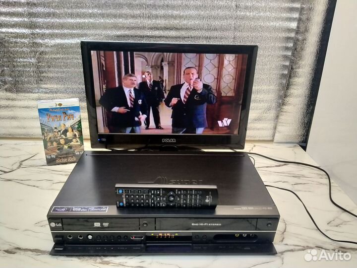 DVD/VCR Recorder LG dvrk898 HDMi 6Head HiFi Stereo