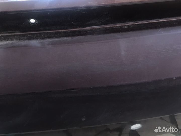 Бампер priora 1 задний с усилителем