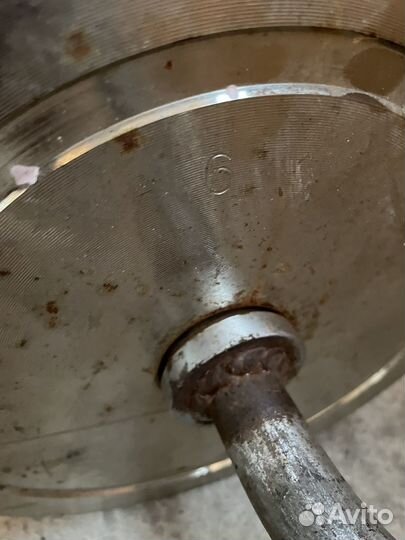 Штанга гриф блины бу