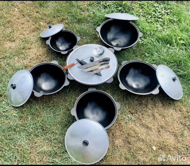 Казан узбекский чугунный