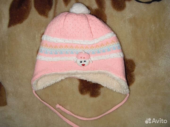 Шапка зимняя на девочку
