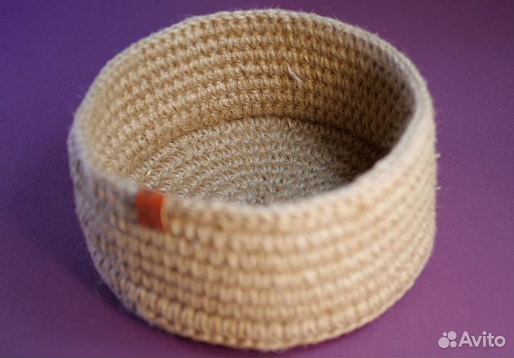 Корзинка из джута