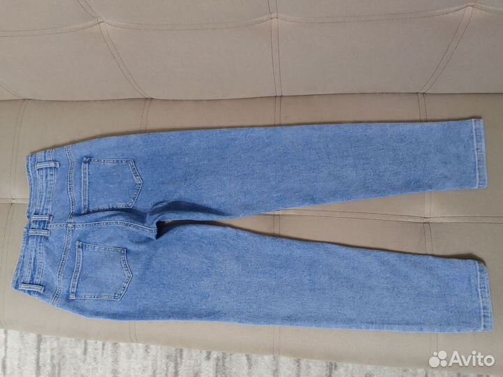 Джинсы бананы подростковые женские