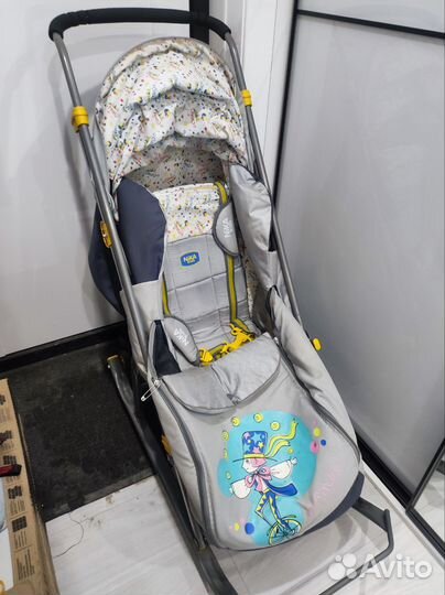 Коляска санки