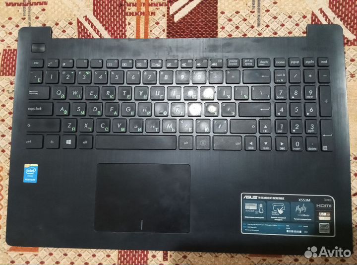 Ноутбук asus X553MA на запчасти