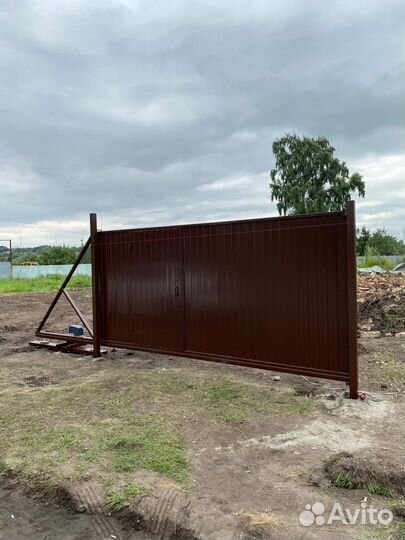 Ворота откатные 4 м с автоматикой - без предоплаты