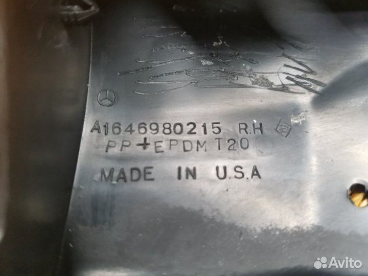 Накладка на порог правая Mercedes-Benz M-Class