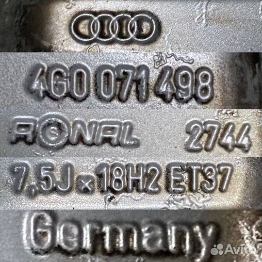 Диски Audi R18 оригинал