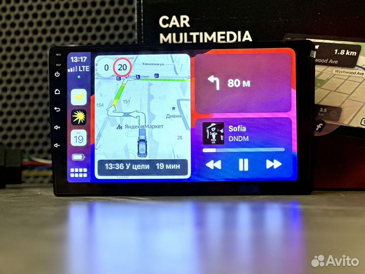 Магнитола 9 дюймов Android с CarPlay