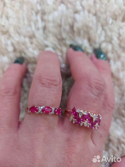 Золотые кольца с брил