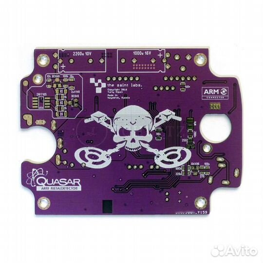 Металлоискатель Квазар ARM+. Печатная плата