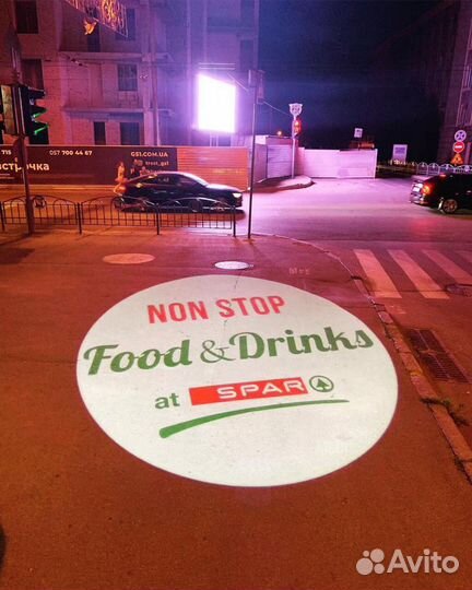 Гобо проектор S5 для уличной рекламы с пультом