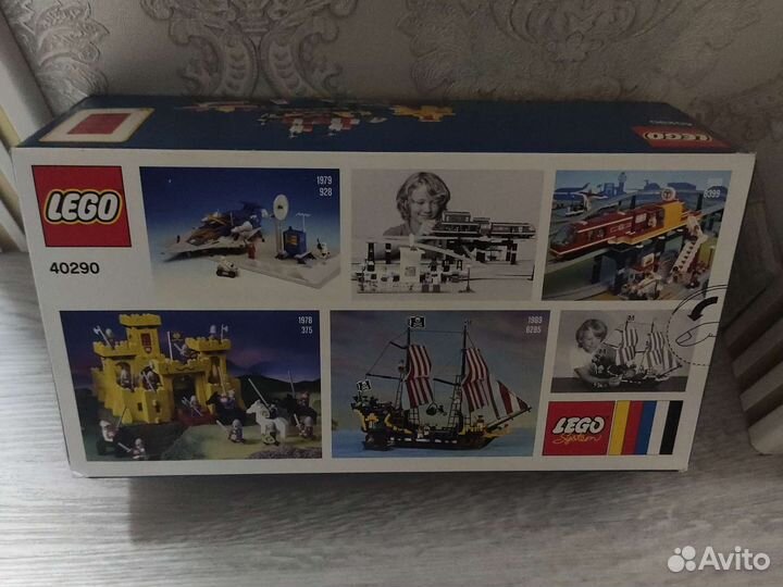 Конструктор lego юбилейный 40290 60 лет lego