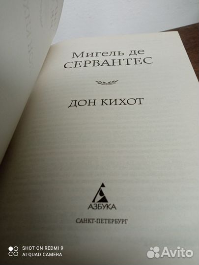 М. Сервантес. Дон Кихот