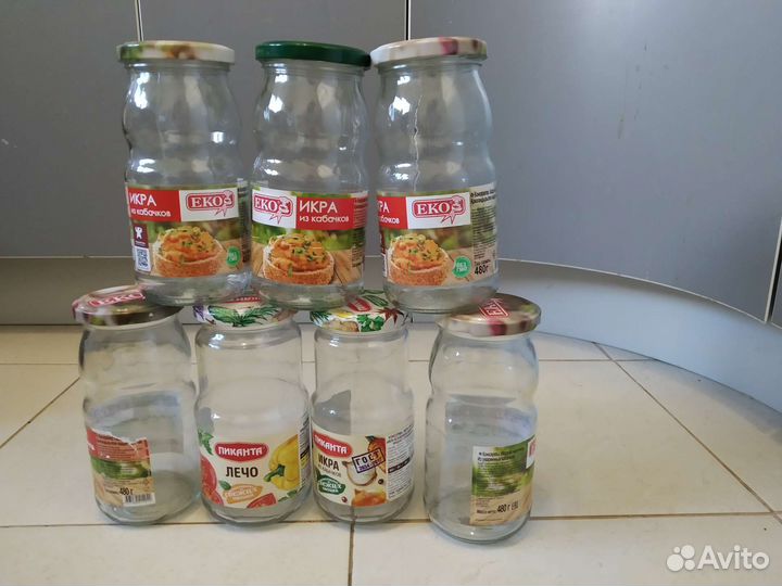 Стеклянные банки 0.45 л