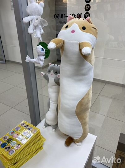 Мягкая игрушка кот батон розовая пантера стич пика