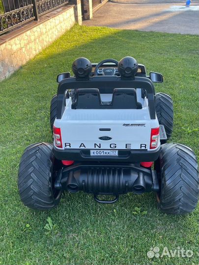 Детский электромобиль ford ranger monster truck