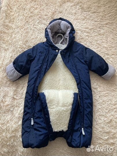 Зимний комбинезон для мальчика 68