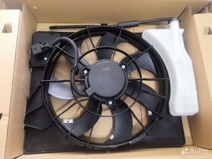 Вентилятор радиатора Rio 4 Solaris 2