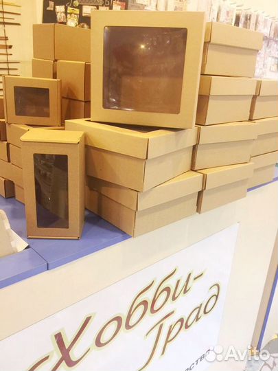 Крафт-коробки, подарочные коробки