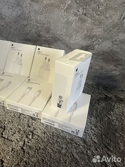 Зарядка 20w на iPhone блок+кабель оригинал новая
