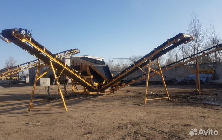 Агрегат сортировки 100 м3/ч ас-42, грохот гис