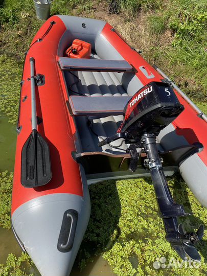 Лодка reef 335 нднд + мотор Тохатсу 5 сил (2такта)