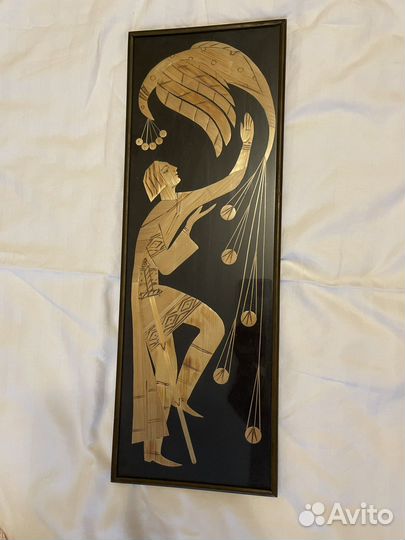 Панно из соломки 