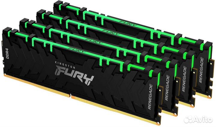 Память Kingston Fury Renegade RGB KF432C16rbak4/32