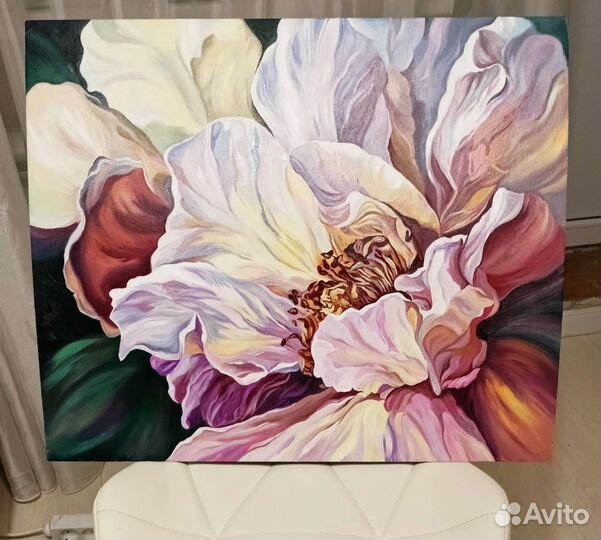 Картина маслом цветы