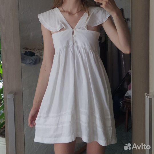 Платье Zara белое