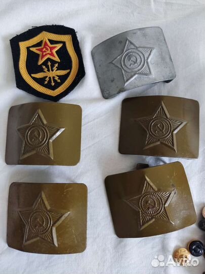 Пряжка солдатская СССР