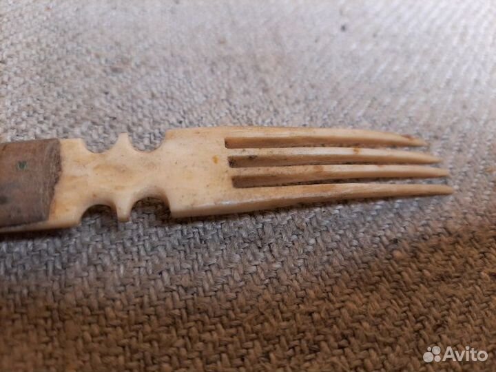 Вилка костяная 18 век Россия