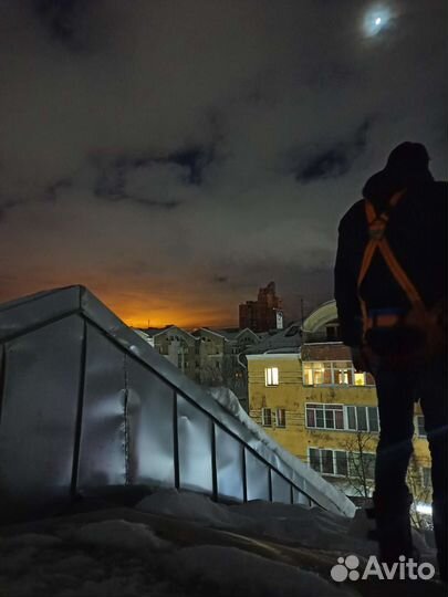 Чистка крыши