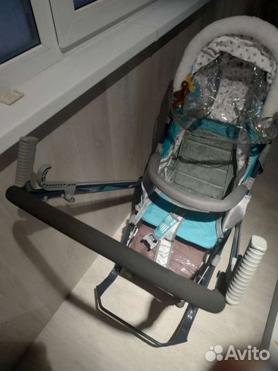 Детские санки коляска ника