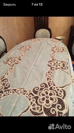 Скатерть Баттенбергское кружево +12 салфеток