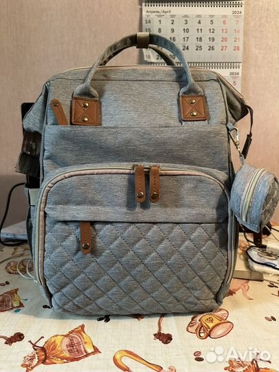 Сумка рюкзак трансформер на коляску