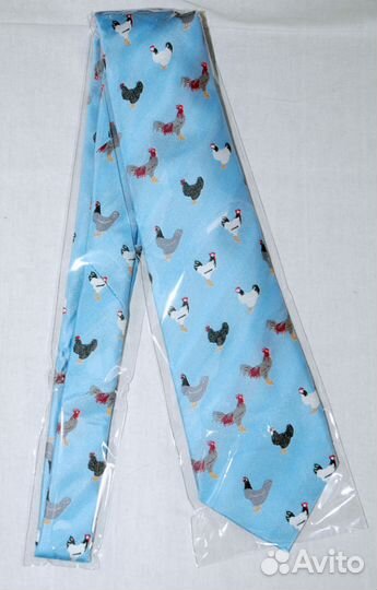 Галстук с изображениями домашней птицы