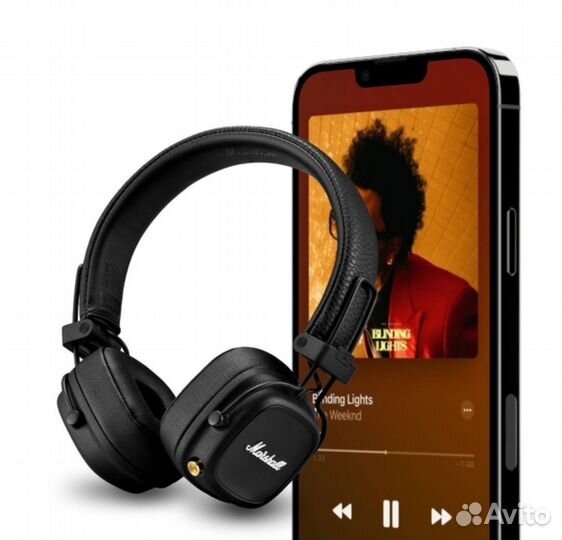 Marshall major 4 black lux