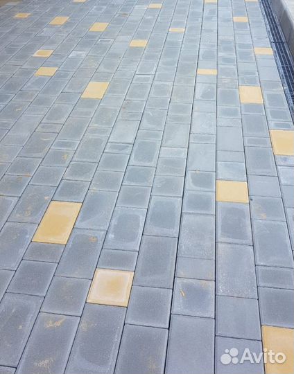 Тротуарная плитка 60мм серая 37,5м²