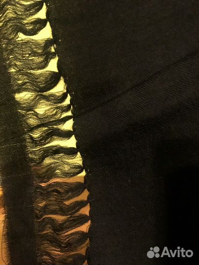 Шарф из тонкой шерсти