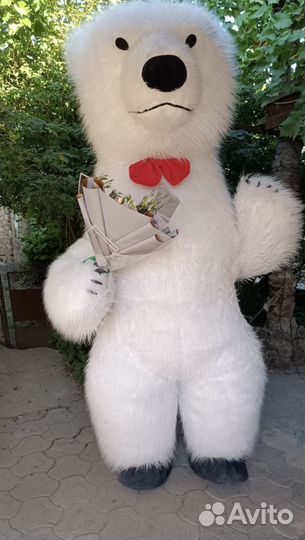 Поздравления медведя ростовая кукла белый медведь