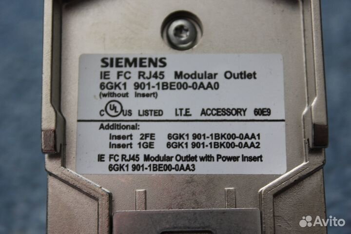 Модульный соединитель Siemens RJ45