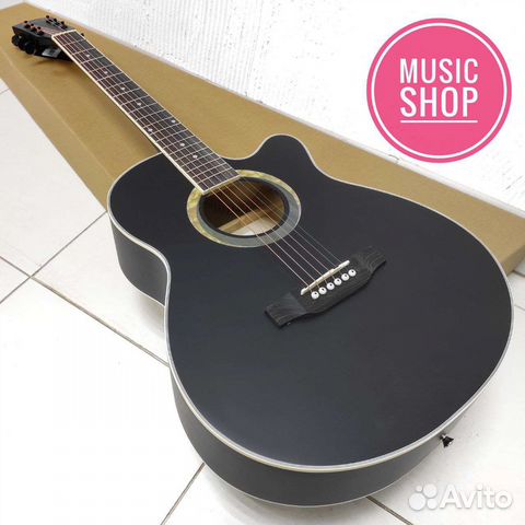 Гитара акустическая новая матовая