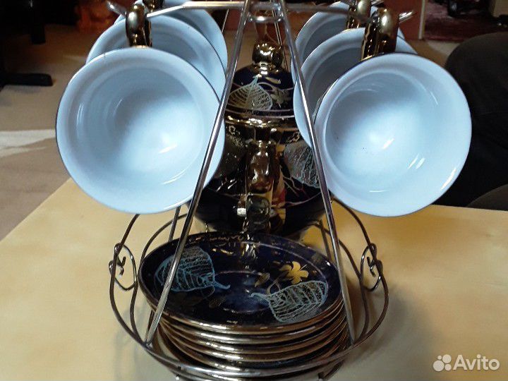 Сервиз кофейный кобальт