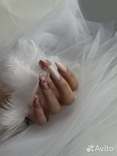 Маникюр, укрепление,наращивание,гель лак