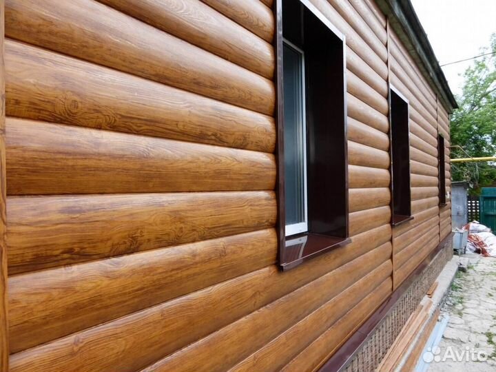 Сайдинг брус, бревно