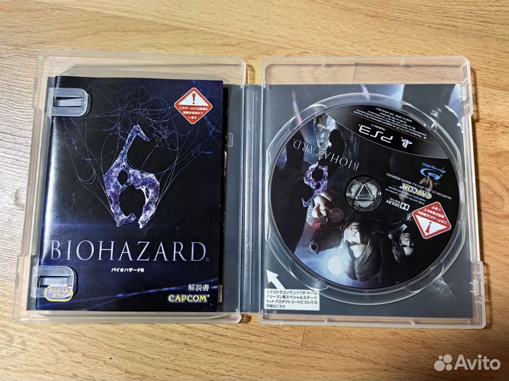 Biohazard 6 диск PS3